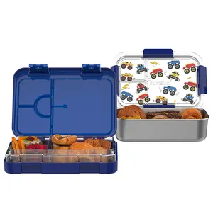 Schullebensmittel lagerhaus Haus Bento Kunststoffbehälter Kinder Mittagessen-Karton Geschenkset