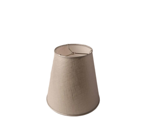 Abat-jour droit plissé fin kaki clair en tissu naturel à diffusion douce pour lampe de table ou de sol moderne - Product Image 2