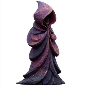 Scultura in Resina con Cappuccio Astratto WeiVista, Statuetta d'Arte Contemporanea per Arredamento d'Interni - Product Image 1