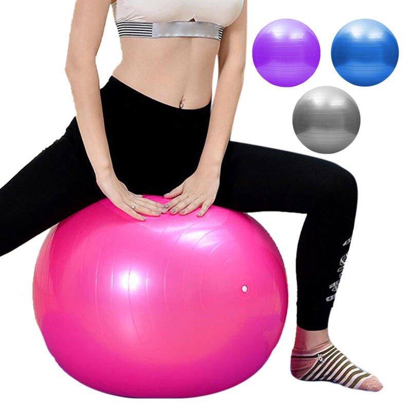 Galecon CustomPvc yüksek kalite Yoga top 45cm 55cm 65cm 75cm 85cm 95cm çevre dostu egzersiz Pilates jimnastik topu Fitness topu