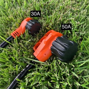 Protector de Enchufe para RV 30A 50A, Juego de Enchufes de Corriente para Exteriores con Adaptador de Puesta a Tierra - Product Image 2