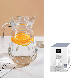 Bán buôn khuyến mại cấp thực phẩm thủy tinh bình đặt với nắp nước trái cây drinkware & Kính thiết kế cho trộn trà Chậu & ấm - Product Image 1