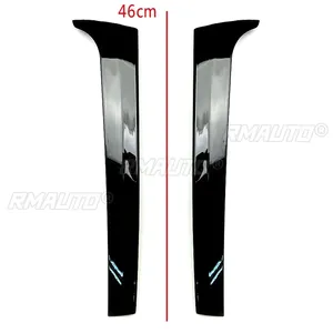 สปอยเลอร์ข้างกระจกหลังแนวตั้งคู่ สำหรับรถยนต์ VW Touareg ปี 2011 2012 2013 2014 2015 -2017 สีดำเงา แบบติดตั้งเพิ่มเติม - Product Image 2