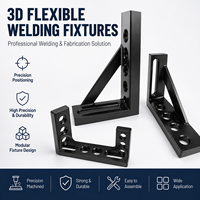 Banc de travail de soudage 3D robuste, plateforme de soudage tridimensionnelle flexible, kit de gabarits et de fixations pour la fabrication industrielle