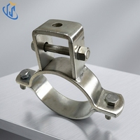 Support de suspension UTT63 pour canal carré à extrémité carrée pour suspension de tuyaux nus dans les systèmes de plomberie commerciale, galvanisé
