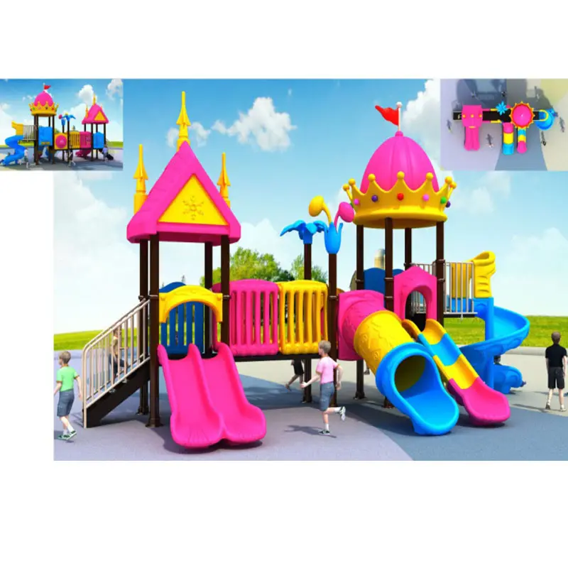 Dispositivo di intrattenimento per esterni strutture Jungle Gym Center Zone per bambini scivolo per parco giochi al coperto attrezzature scivolo per la vendita per bambini