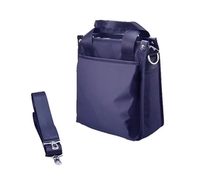 批发男士防水涤纶信使笔记本包可拆卸顶部手柄斜跨单肩包 - Product Image 5