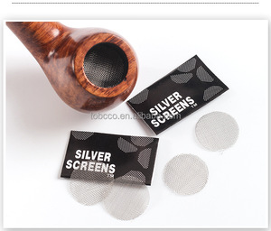 500 pièces de filtres métalliques épaissis de 20 mm en acier inoxydable pour tabac, écran de pipe à fumer en gaze - Product Image 6