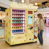 Distributeur automatique intelligent tout-en-un, entièrement automatique, armoire à cadeaux en libre-service, boîte mystère multifonction, SDK, lecture de code, écran tactile LCD