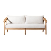 Ensemble de canapés modernes Offre Spéciale Mobilier d'extérieur en teck naturel Chaise longue en bois massif