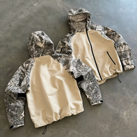 Vestes coupe-vent imperméables en nylon à fermeture éclair pour hommes, design personnalisé, haute qualité, veste de protection pour l'extérieur, coupe-vent pour le printemps et l'automne