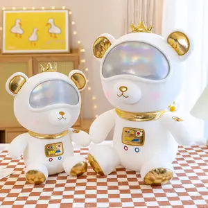 New 2022 Hot Selling Space Bear OEM Soft Stuffed Animal Astronaut Teddy Bear Doll Custom Plush Toys Baby For Kids