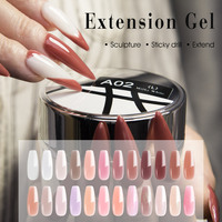 VENALISA 50ML OEM/ODM Étiquette Privée Manucure LED UV Séchage Rapide Gel Épais de Construction Camouflage pour Extension d'Ongles