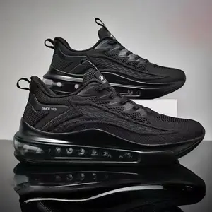Men's Air Cushion Running Shoes New Trend Breathable Soft Sole Casual Sports Shoes Student Sneakers Custom Men Sneakers