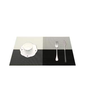 2025 nuevos manteles de mesa de comedor de PVC de lujo modernos lavables resistentes al calor manteles individuales tejidos sostenibles mesa de cocina de estilo clásico - Product Image 1