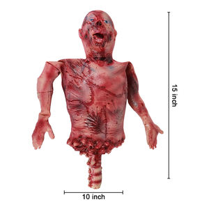 Personnalisé Pas Cher Latex De Silicium Moitié Humain Réaliste Réaliste Articulations Mobiles Halloween Moitié Corps Sanglante - Product Image 5