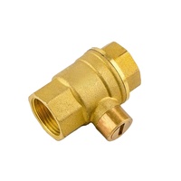 Robinet à bille en laiton de haute qualité à bas prix avec verrouillage à clé, filetage interne, commande manuelle, 1/2 pouce - 2 pouces