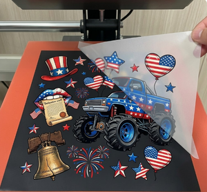 Film de transfert thermique lavable pour vêtements, motifs Aigle patriotique et Oncle Sam, pour le 4 juillet, Jour de l'Indépendance des États-Unis, Qualité supérieure - Product Image 2