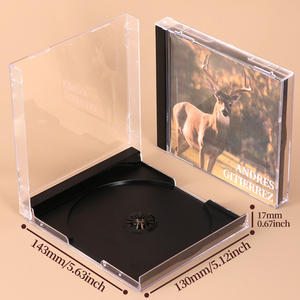 Boîte de rangement pour jeux CD WEISHENG en plastique PS1 <span class=keywords><strong>PSX</strong></span>, transparente, pour un seul disque, pour jeux Playstation 1 - Product Image 2