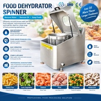 Industriële 15-20kg aardappelchips centrifuge droogmachine, centrifugale dehydrator, aardappelontwateringsmanddroger, voedseldroogmachine