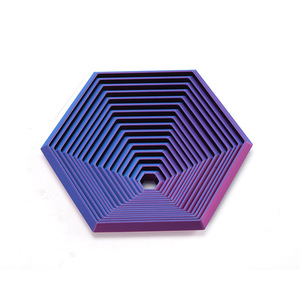 Nouveau design, jouet anti-stress hexagonal en plastique imprimé en 3D, forme de tour de carottes fractale - Product Image 2