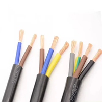 Câble souple en cuivre toronné Purorigin à faible MOQ, 1,5-6 mm, 2-5 conducteurs, isolé et gainé en PVC pour l'alimentation électrique domestique
