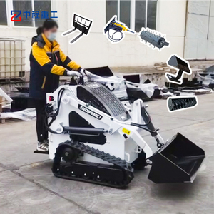 Diskon besar Cina Harga Murah diesel selip selip Steer Loader Mini Skid Steer dengan lampiran untuk dijual - Product Image 1