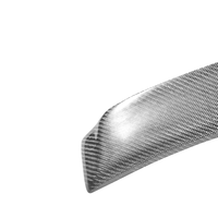 Accessoires extérieurs d'aile de becquet de toit de fenêtre arrière en fibre de carbone pour Mustang 2015-2017