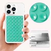 40 unidades de ventosas de silicona para teléfono, soporte de agarre para celular con ventosa de silicona de doble cara