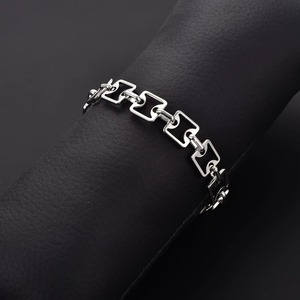 Pulsera de Tobillo Creativa de 11 mm, de Acero Inoxidable, para Hombre, Color Plateado, Cadena de Alta Calidad, Joyería al por Mayor - Product Image 3