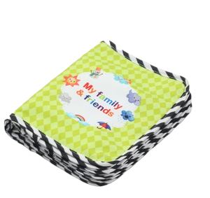 Memory And Friends Baby's My First Family, regalo reflexivo <span class=keywords><strong>para</strong></span> la ducha del recién <span class=keywords><strong>nacido</strong></span>, álbum de 4x6, libro de tela de fotos suave - Product Image 4