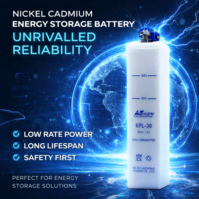 Kpl Ni-CD Pocket Type 1.2V 30Ah GN Battery Nickel Cadmium Rechargeable Battery for UPS Telecom Railway Station