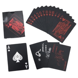 Cartes de poker en plastique imperméables de taille standard, surface mate lisse et durable, impression classique, jeu de cartes portable pour les voyages et le camping - Product Image 4