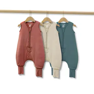 Ultra-soft 3 Layers Bamboo Newborn Baby Sleeping Bag Sack 1-1.5 Tog Customized Oem Baby Sleepsack Vendors