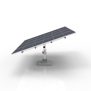 Mini-<span class=keywords><strong>suiveur</strong></span> <span class=keywords><strong>solaire</strong></span> JCHX pour 2 panneaux photovoltaïques, suivi du soleil par capteur de lumière, étanche, avec roulement orientable et actionneur linéaire - Product Image 1
