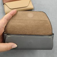 Étui personnalisé YAZHI rayé semi-rigide pour lunettes de soleil de sport, modèle 07 en cuir de luxe, utilisation quotidienne