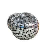 Grand globe gonflable géant en PVC réfléchissant ballons boule miroir Disco sérigraphie publicité étanche fête événement