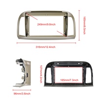 Radio de coche Podofo de 9 "para Nissan, 2002 de Marzo-2010, CarPlay, Android, GPS automático, WiFi, BT, FM, RDS, Hi-Fi, Android 13, venta al por mayor