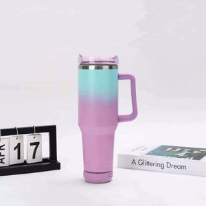 <b>Double</b> <b>Wall</b> Stainless Steel Coffee <b>Mug</b> With <b>Double</b> Mouth and Customizable Color and Logo - Product Image 2