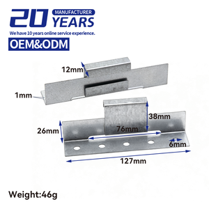 คลิปหลังคาเหล็กชุบสังกะสี | ตัวยึดโครงสร้างป้องกันการกัดกร่อน | ติดตั้งง่าย - Product Image 2