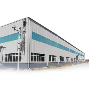 高效快速安装焊接钢结构预制保温仓库建筑