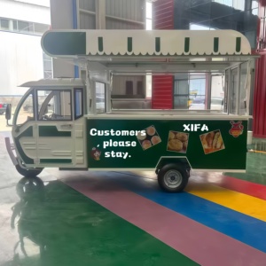 Carrito Eléctrico para Comida con Bandeja con Volante y Soporte para Alimentos para Servicio de Comida Rápida - Product Image 6