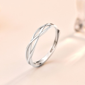 Nuovo Design <span class=keywords><strong>coppia</strong></span> anelli puro <span class=keywords><strong>argento</strong></span> <span class=keywords><strong>925</strong></span> matrimonio un paio <span class=keywords><strong>argento</strong></span> <span class=keywords><strong>coppia</strong></span> anello di diamanti Cz - Product Image 4