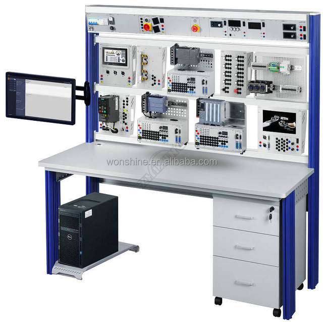 Didactic Conveyor PLC Training Starter Kit with Full Accessories for S7-1500 and Motor Delta Systems