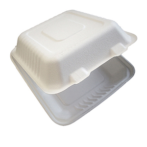 Envase Desechable para Alimentos de Fibra de <span class=keywords><strong>Bagazo</strong></span> de 1400 ml, 9x9 Pulgadas - Product Image 6