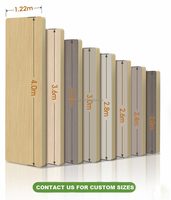 Nouveau design de panneau mural en cristal de carbone pour décoration intérieure, panneau imperméable en placage de bois de bambou carbonisé pour hôtel