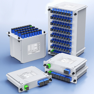 SC UPC โมดูลแยกสัญญาณไฟเบอร์ออปติกแบบปลั๊กอิน 1x2 1x4 1x8 1x16 1x32 1x64 POE TCP การกระจายสัญญาณที่เชื่อถือได้แบบพาสซีฟ - Product Image 4