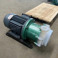 Pompe centrifuge magnétique en alliage fluoroplastique CQB40-25-160F, moteur antidéflagrant pour acide acétique, chlore liquide, acétone