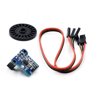 Hc-020k โมดูลวัดความเร็วแบบโฟโตอิเล็กทริค รถเข็นวัดความเร็วแบบ 4wd การวัดความเร็วแบบคู่พร้อมชุดตัวเข้ารหัสดิสก์โค้ด - Product Image 1