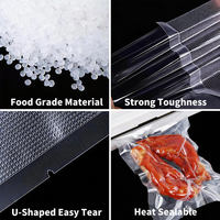 Pochette en aluminium de qualité alimentaire pour stérilisation à haute température 121°C ° Sac sous vide thermoscellable pour viande, soupe, riz, aliments prêts à manger